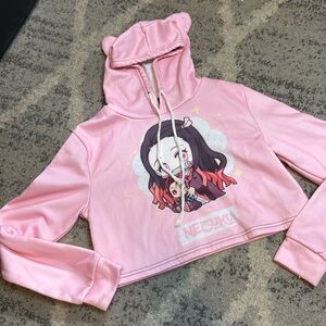 Nezuko hooded crop